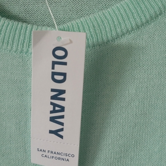 Old Navy Mint Green Cardigan. New with tags. Size M. Tall - Picture 2 of 4